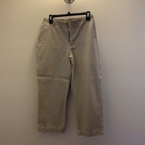 Lands End Women Khaki‎ Pants Size 6